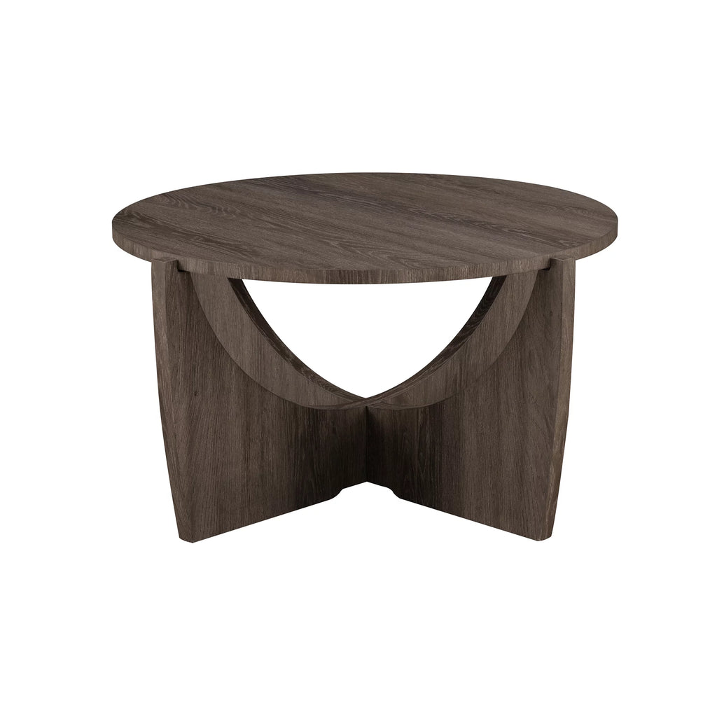 28" Modern Glam Arch-Base Coffee Table O61127