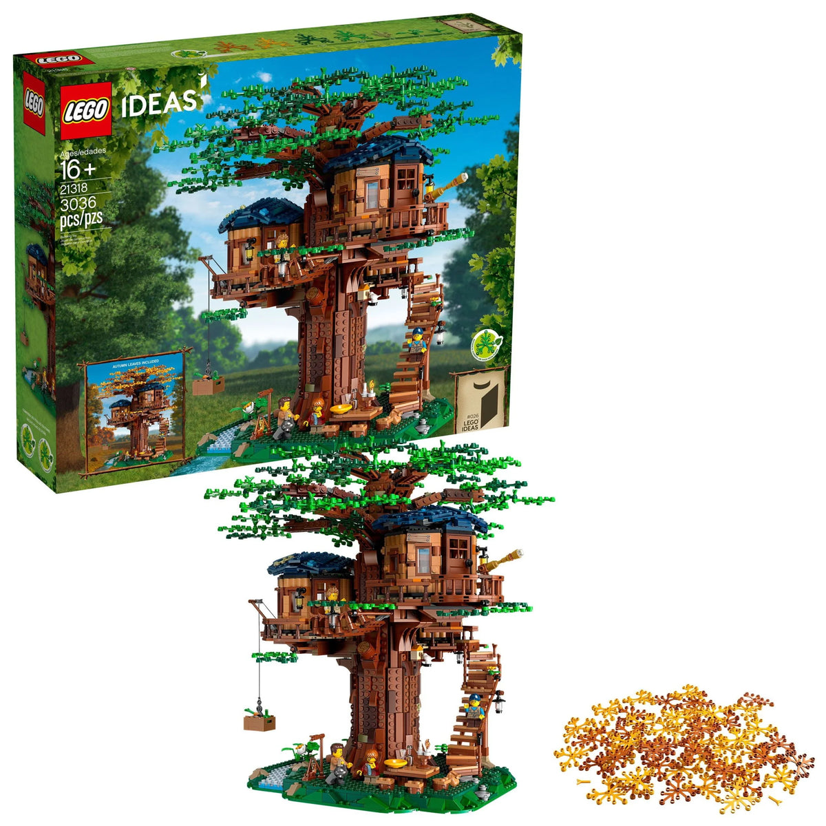 Tree House Model Construction Set with 3 Cabins K9777