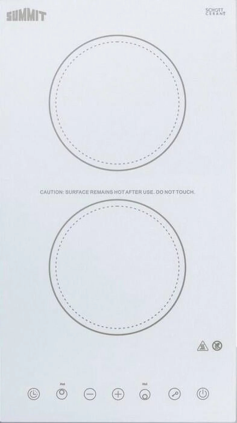 2-Burner Electric Cooktop in Black T78628