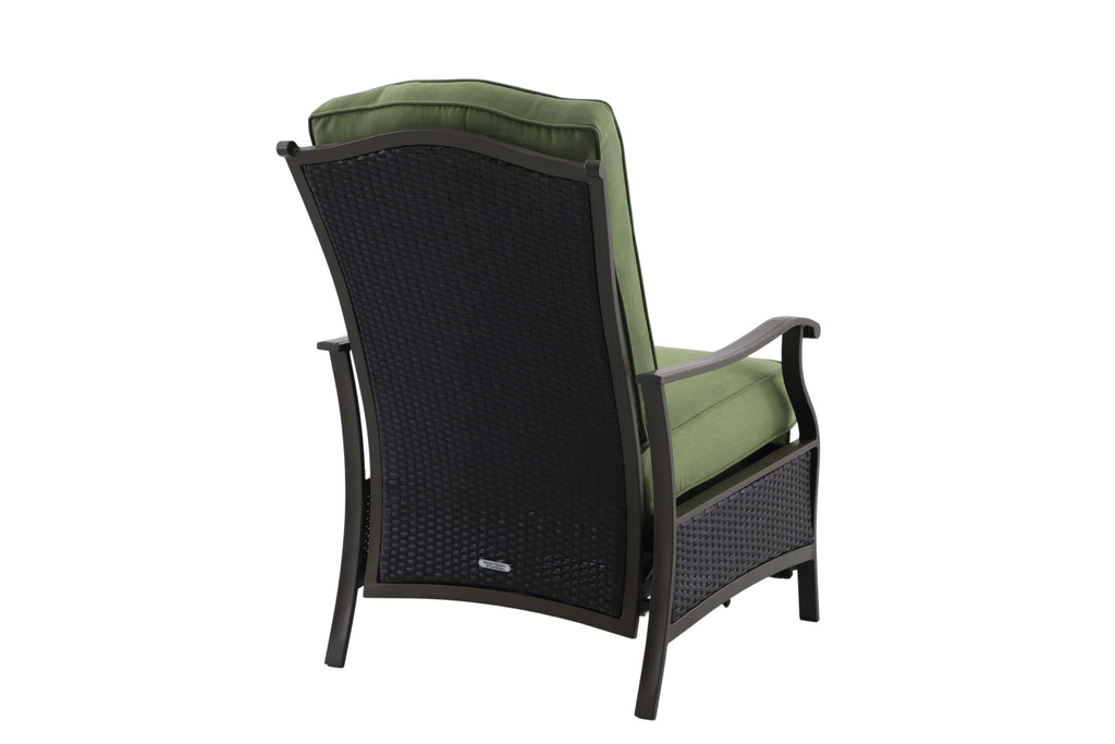 Green Steel Outdoor Recliner L9706