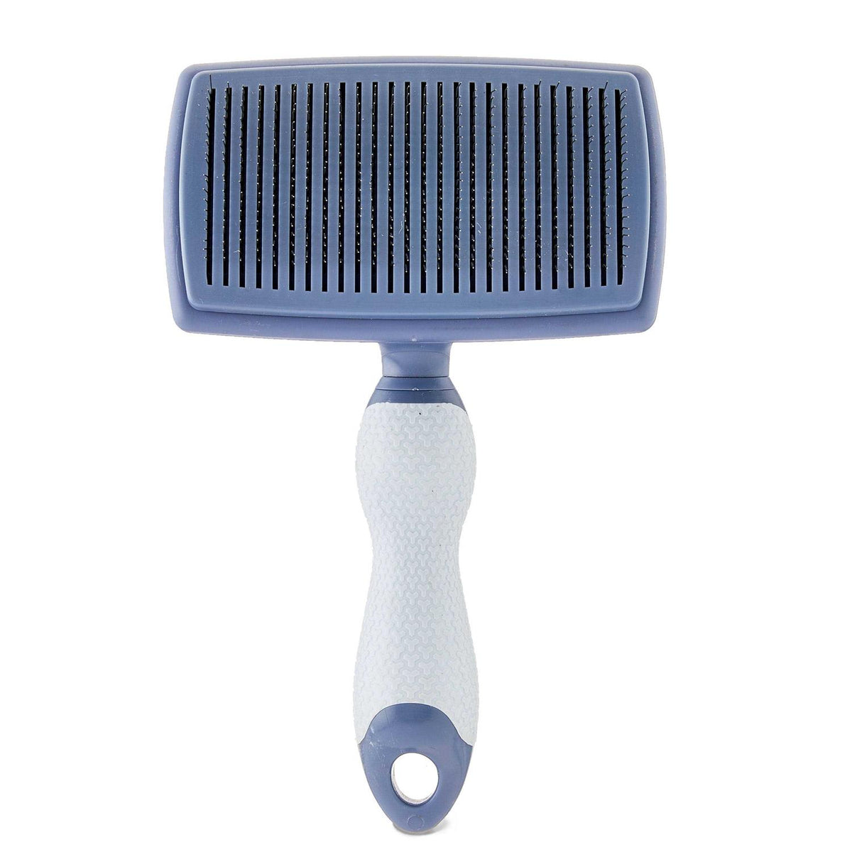 Self Cleaning Dog Slicker Brush with Non-Slip Handle J394499