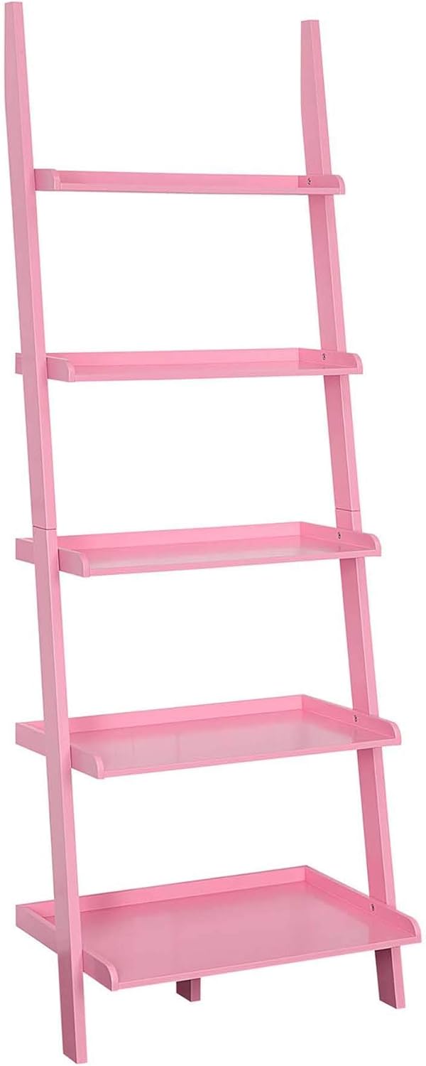 Espresso Bookshelf Ladder W7051