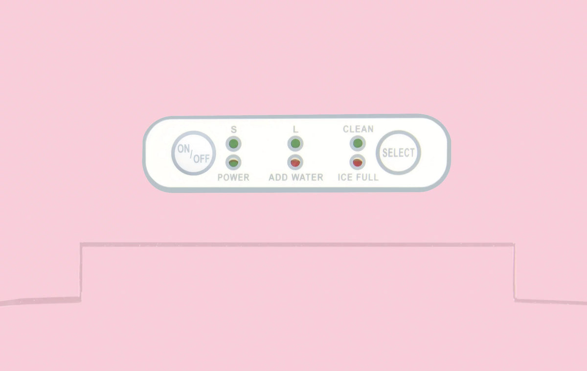 Portable Countertop Ice Maker Machine with Handle, Pink A448877