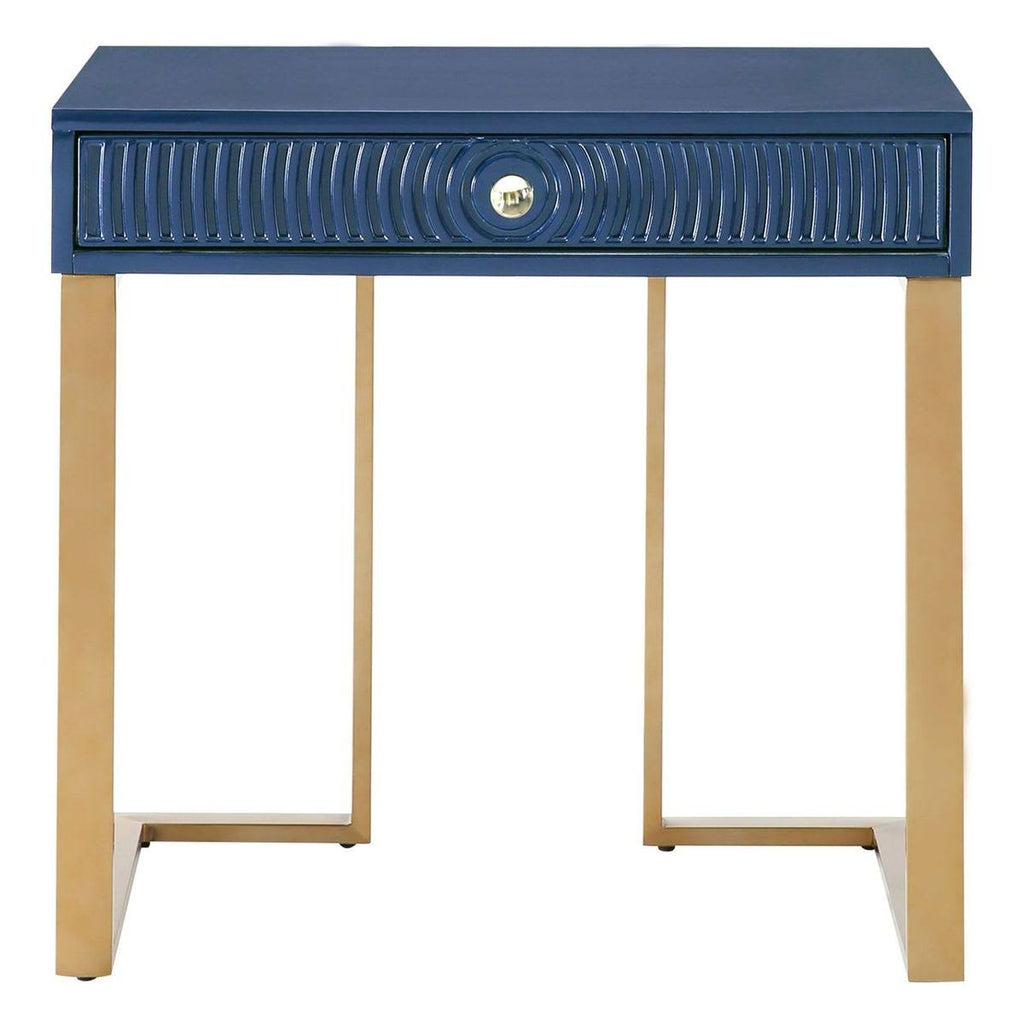 Blue Lacquer Side Table D928354