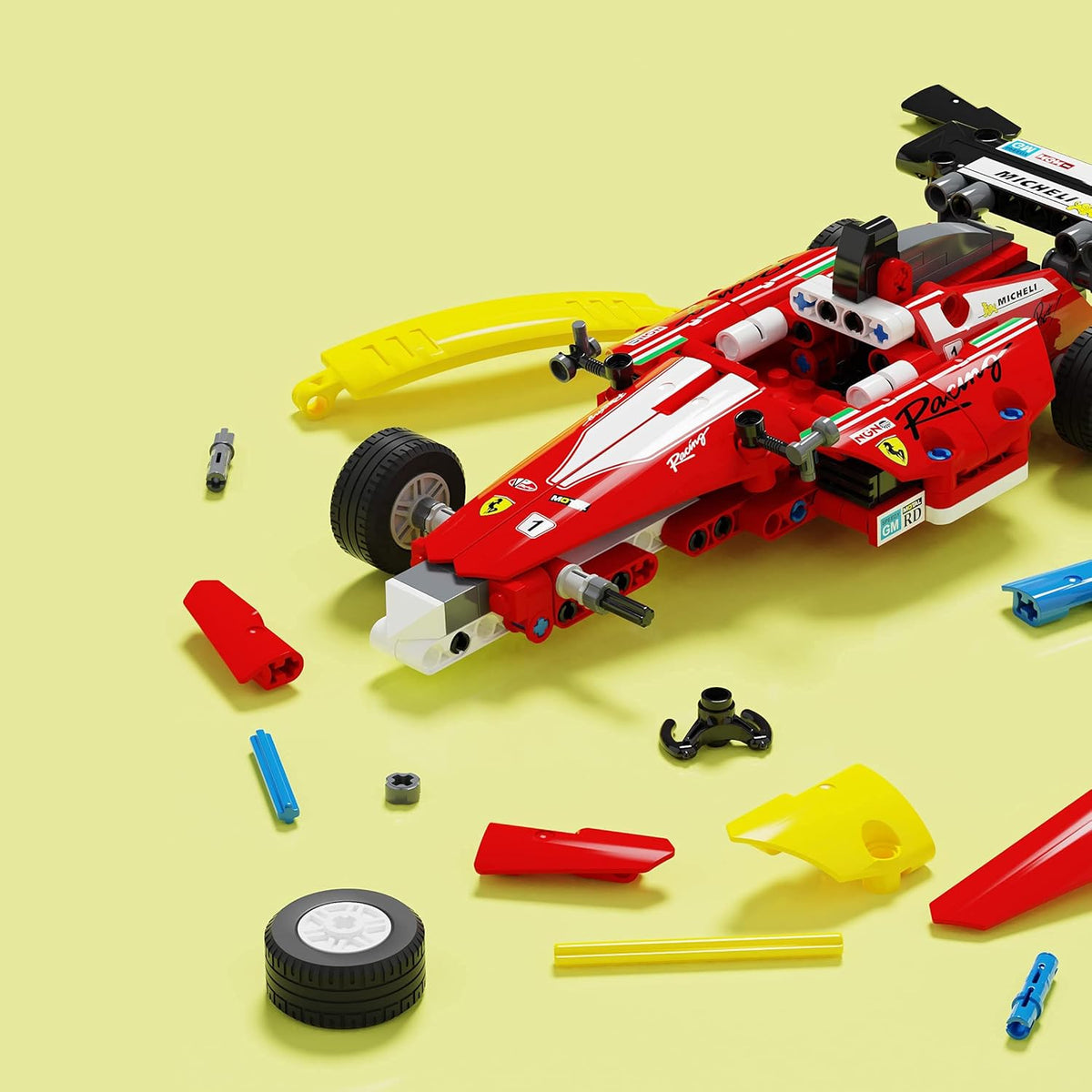 228 Pieces Building Pull Back Racecar Toys N370