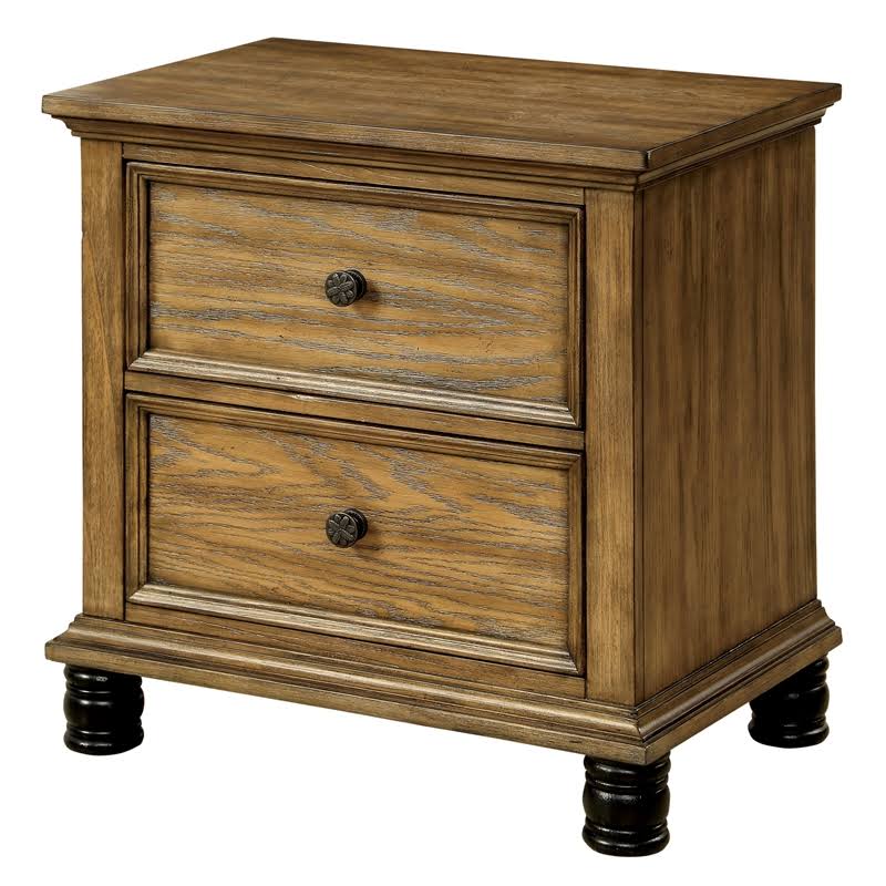 2 Drawer Nightstand in Dark Oak Y767625
