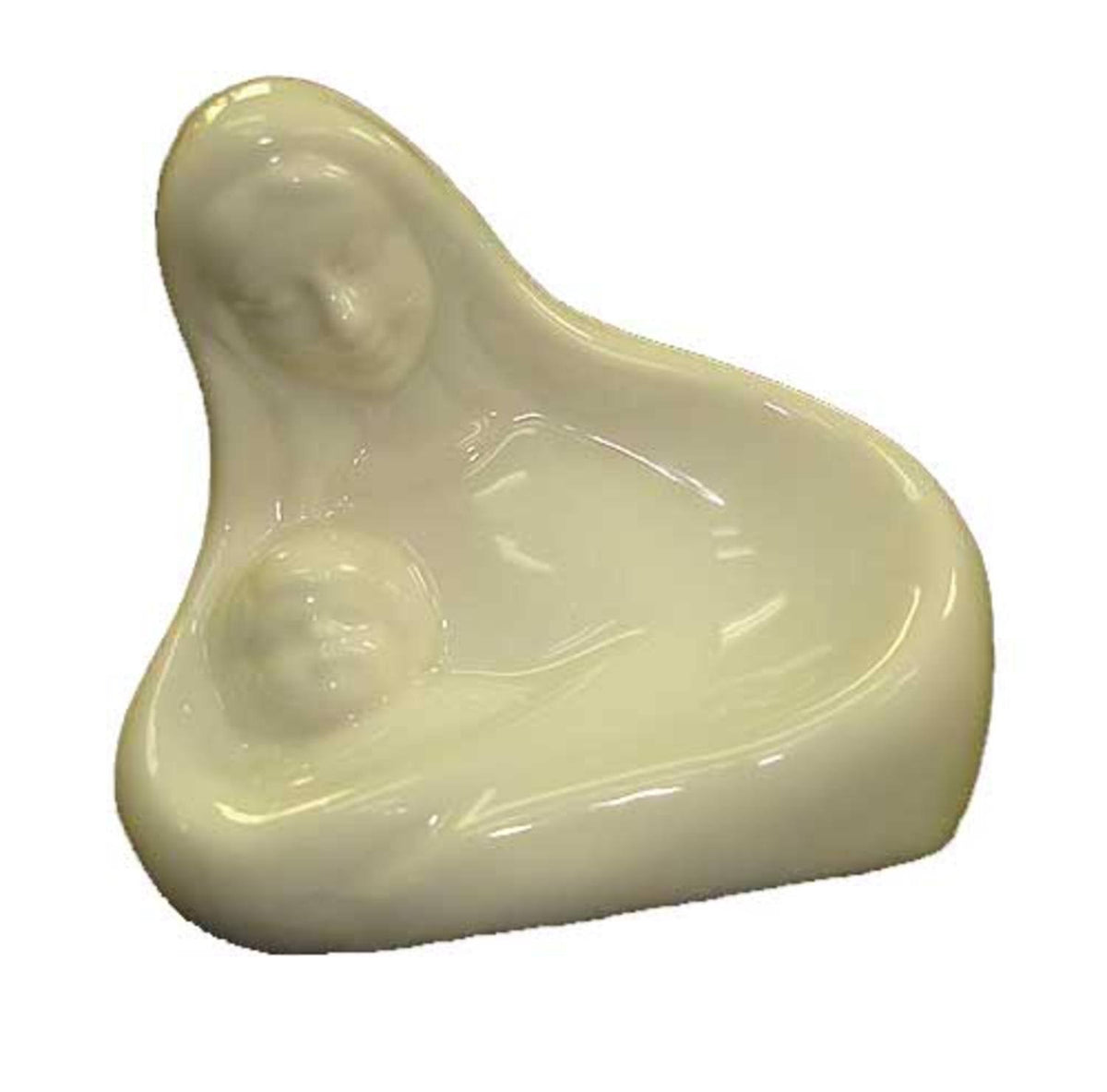 96 Ivory Mary with Jesus Christmas Ornaments 3" F98315