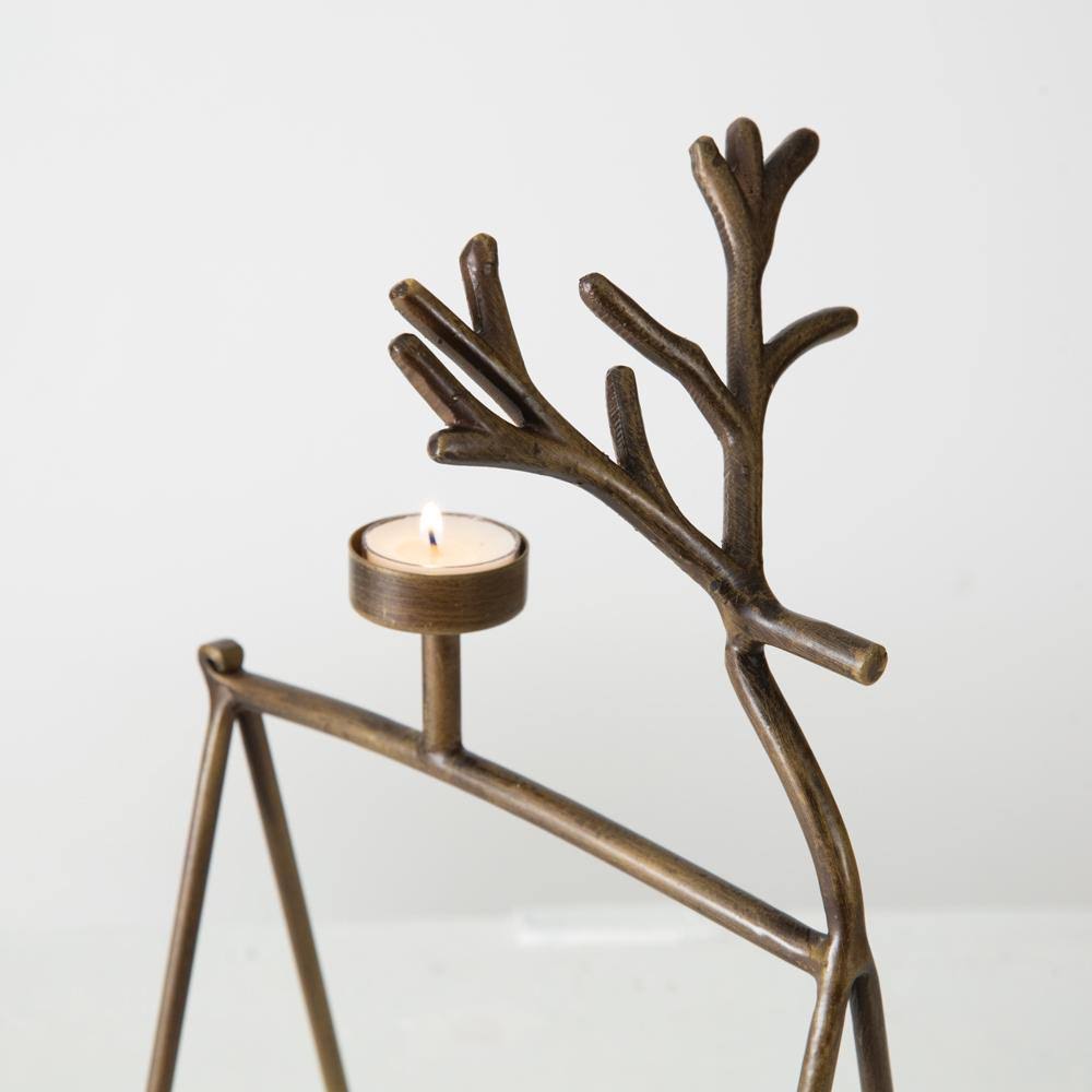Reindeer Tealight Candle Holders H576