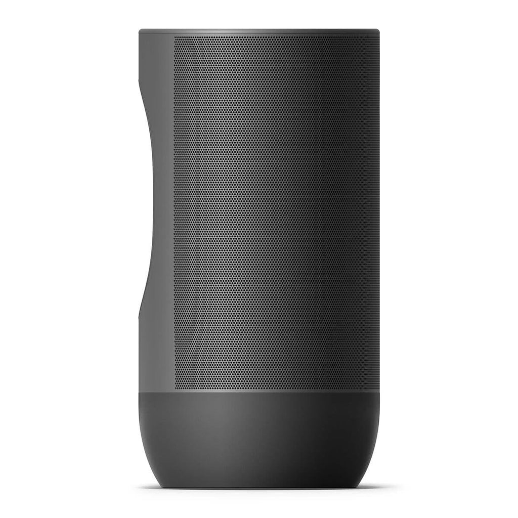 Black Portable Smart Battery-Powered Speaker with Bluetooth and Wi-Fi A720