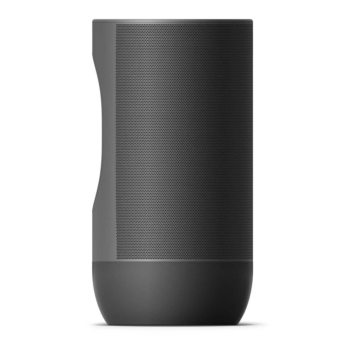 Black Portable Smart Battery-Powered Speaker with Bluetooth and Wi-Fi A720