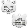 Stainless Steel Personalized Dog & Cat ID Tag J950808