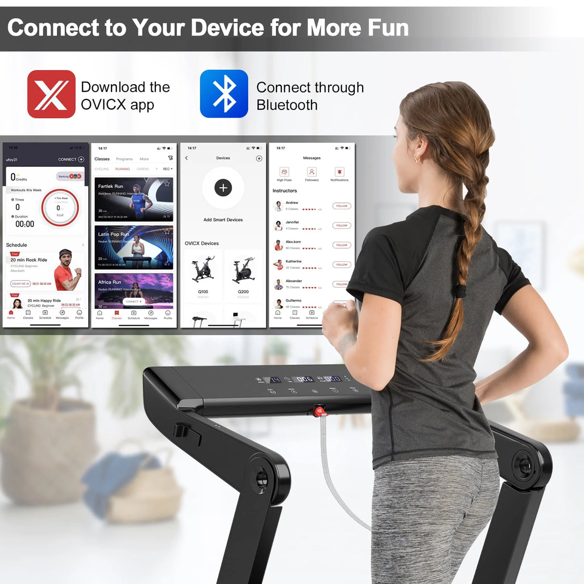 4.0HP Foldable Electric Treadmill R583