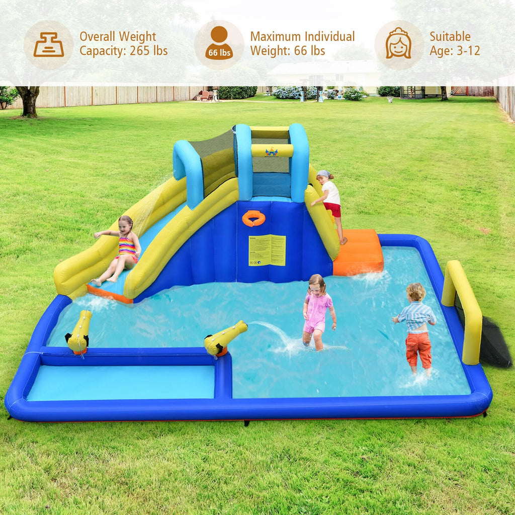 Inflatable Climbing Wall Water Slide Bounce House W25235