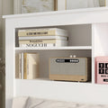 Bookcase Headboard With Light POWER OUTLET V730530