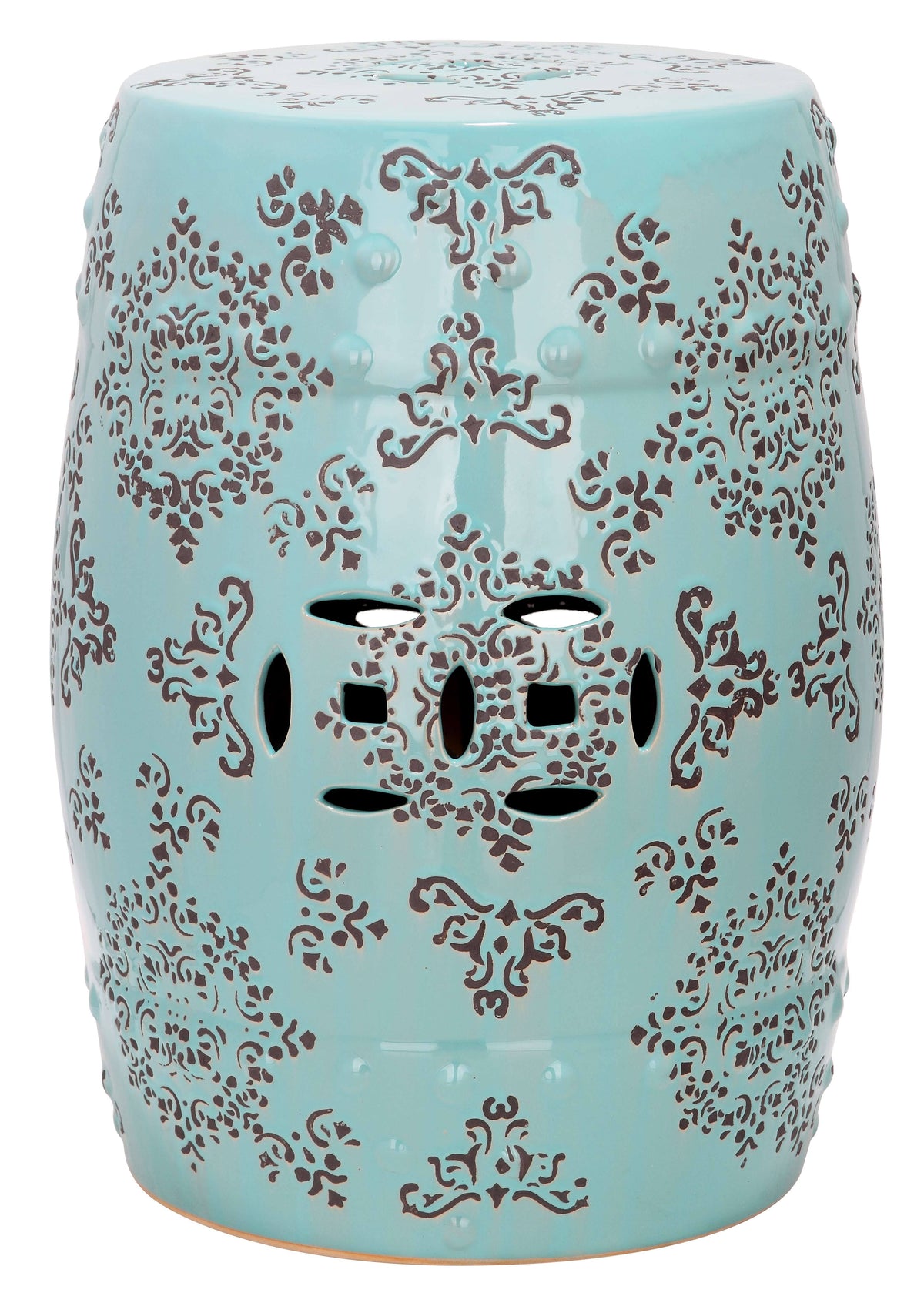 Blue Garden Stool A632