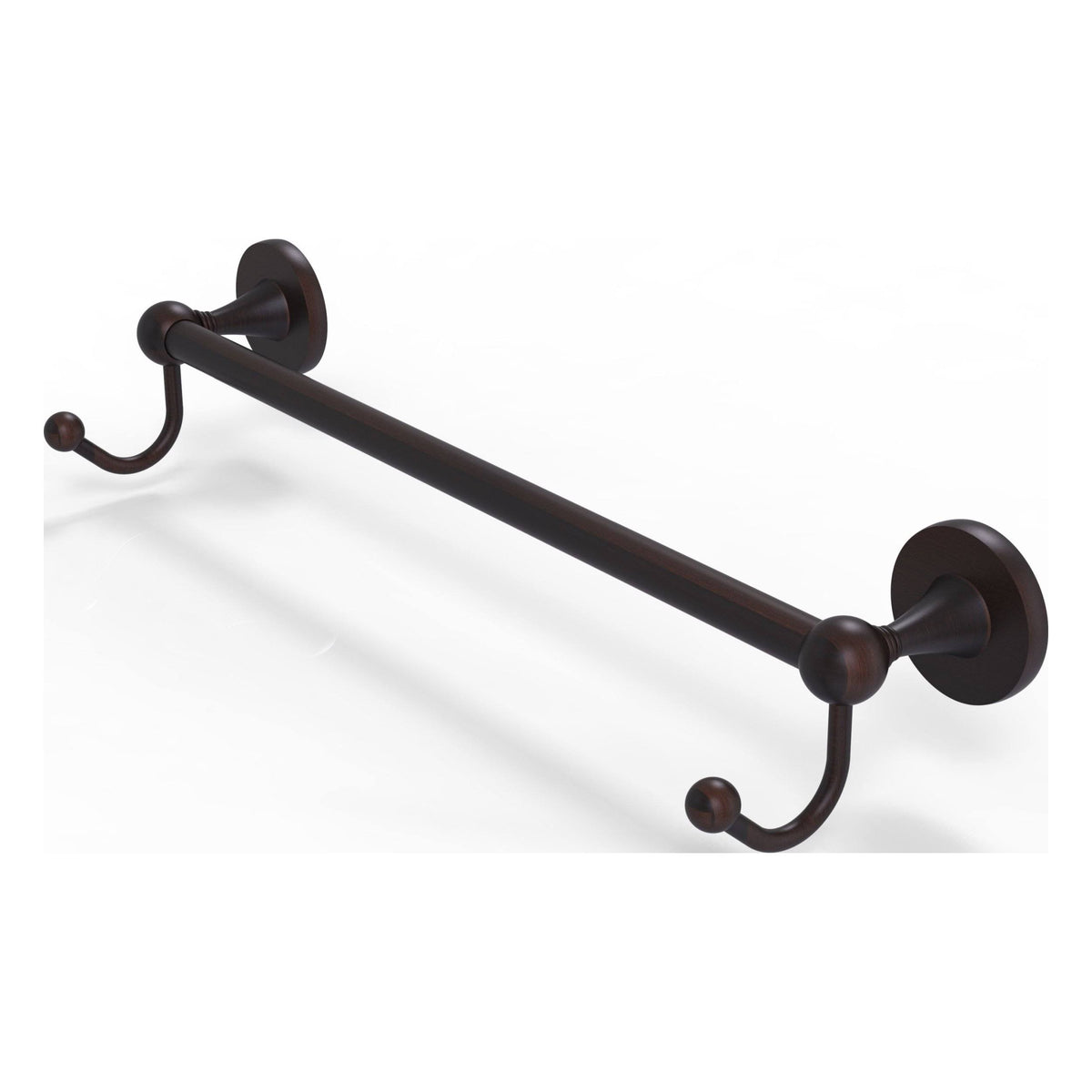 Towel Bar with Integrated Hooks - Venetian Bronze - 30 inch M8540