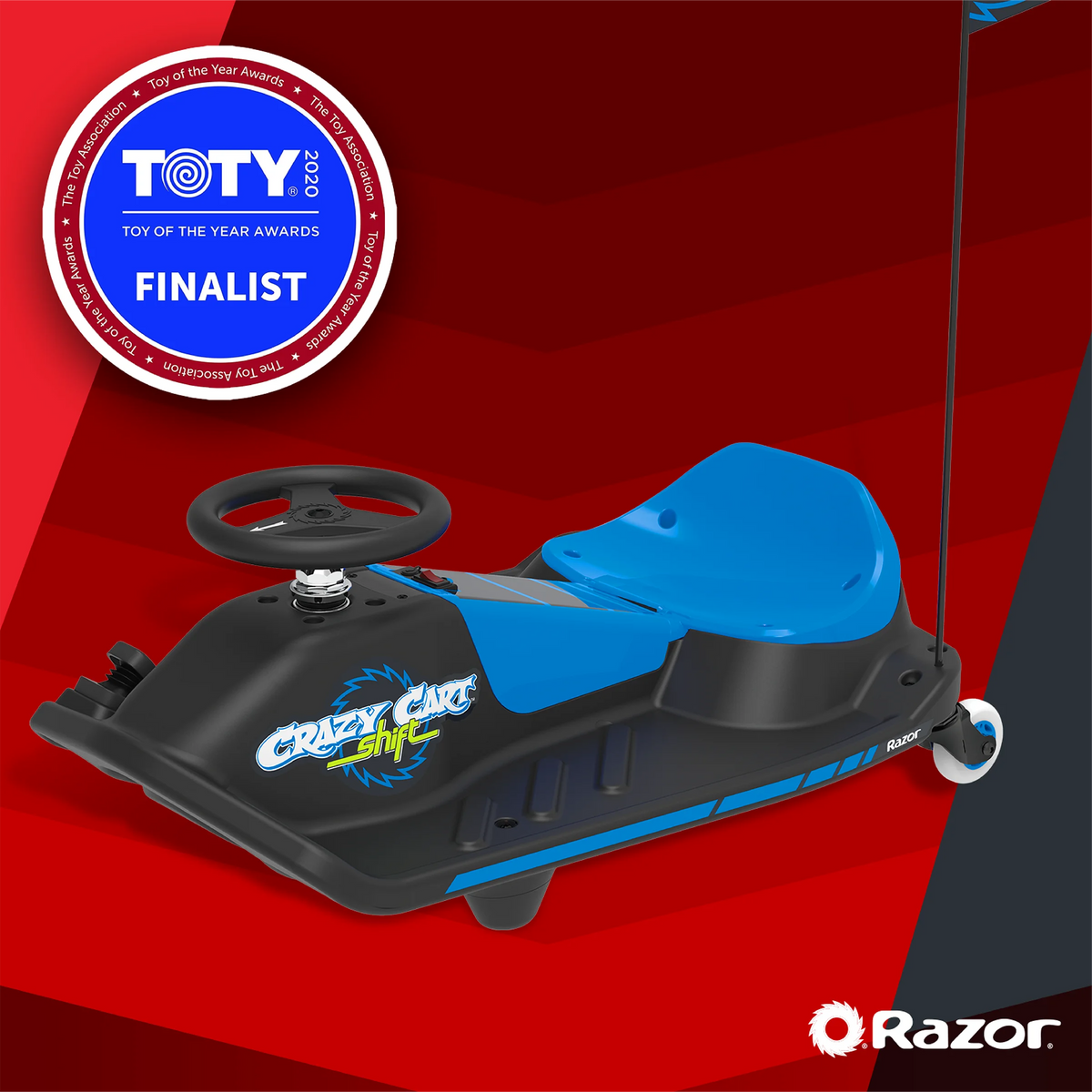 Blue 12V Electric Drifting Go Kart J44507