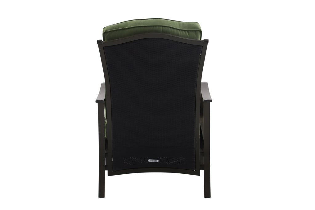 Green Steel Outdoor Recliner L9706