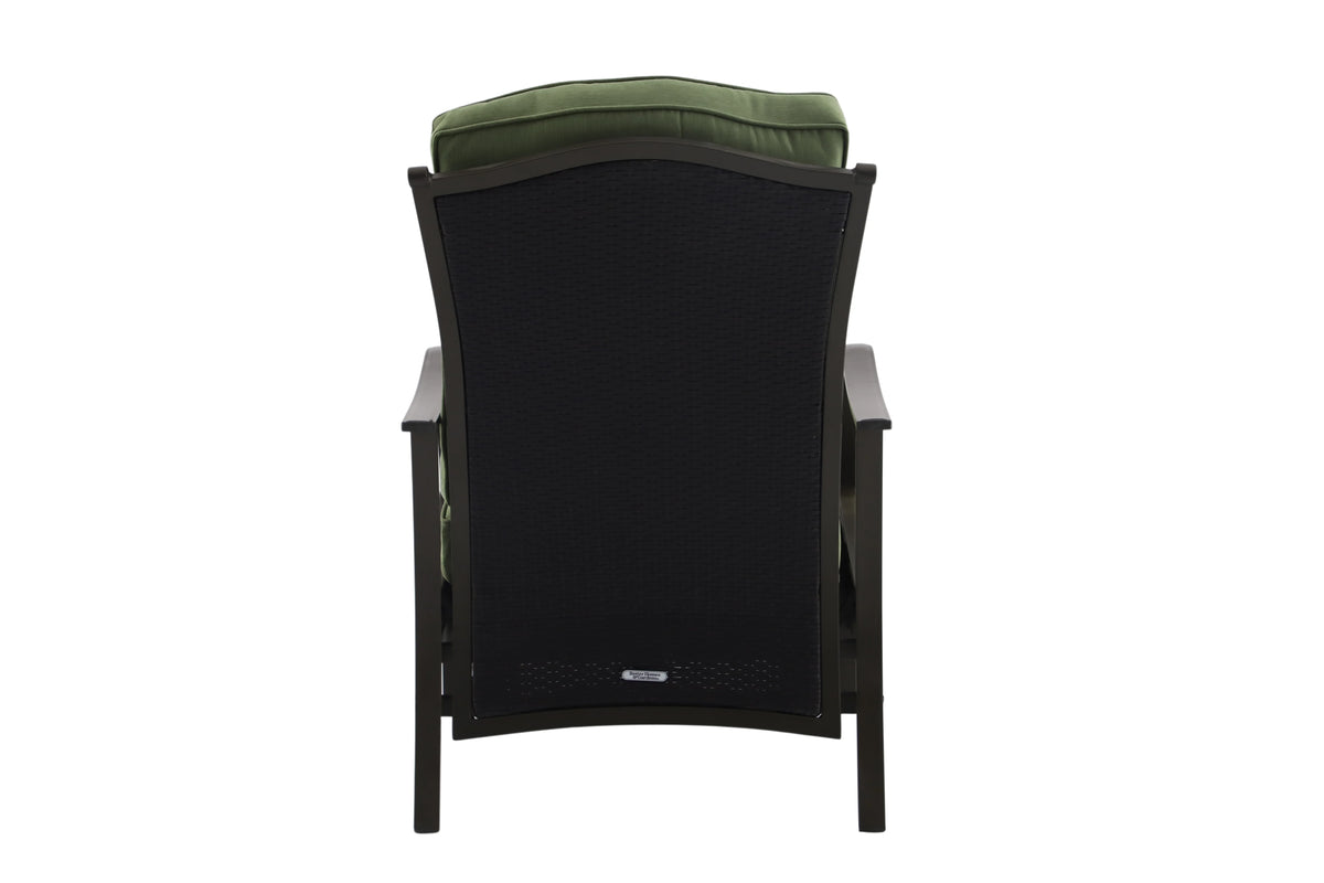 Green Steel Outdoor Recliner L9706