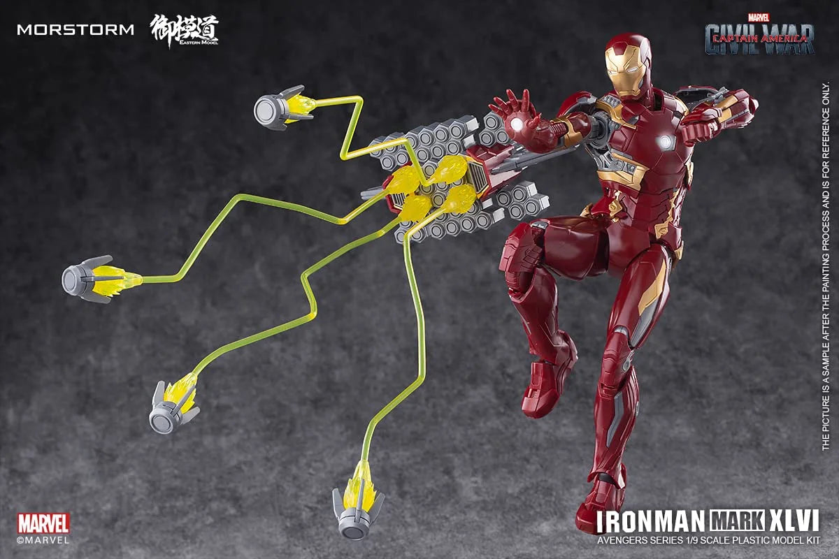 1/9 Scale Tony MK46 Action Figure Model Kits W802207