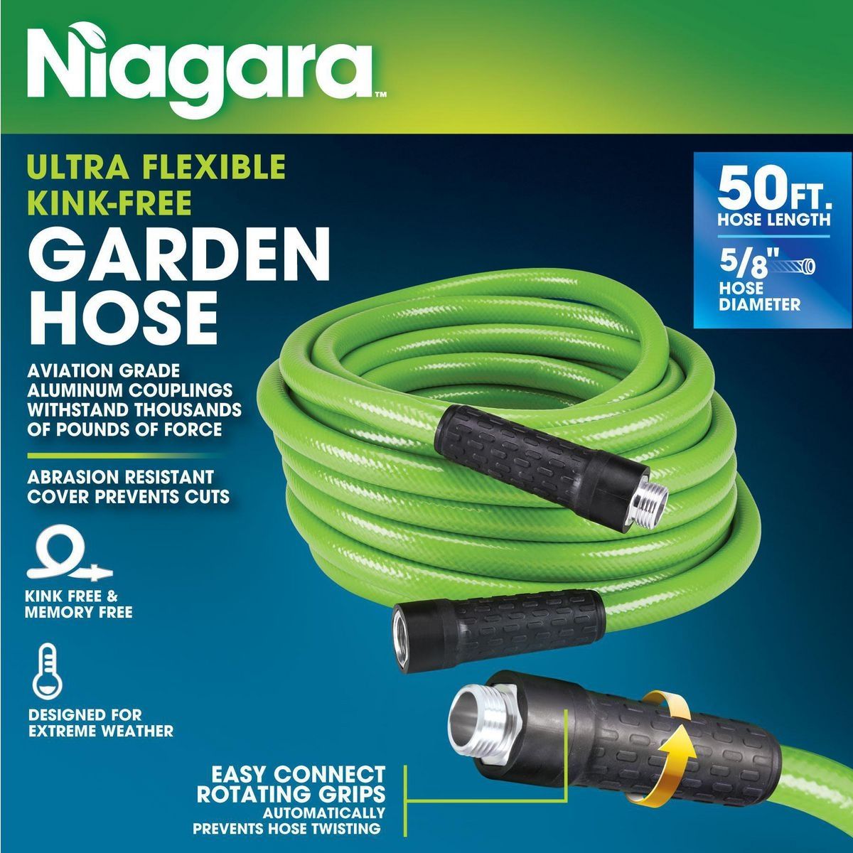 50 ft. x 5/8 in. Kink-Free Garden Hose W650710