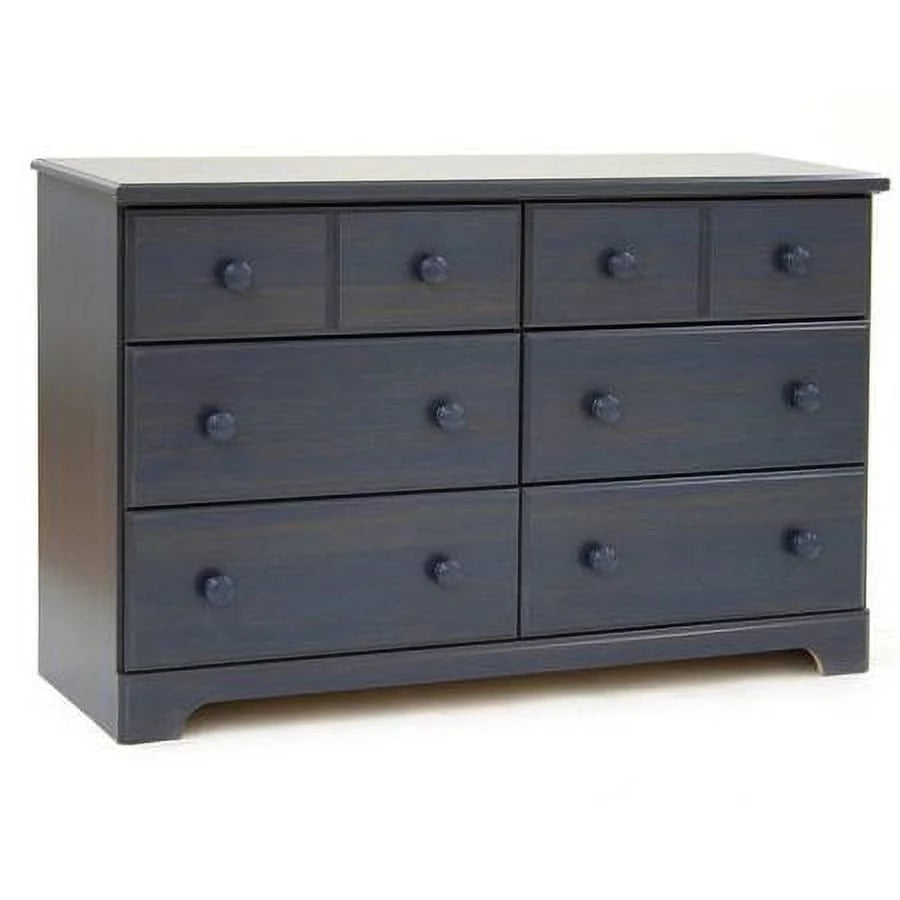 6 Drawer Double Dresser S664