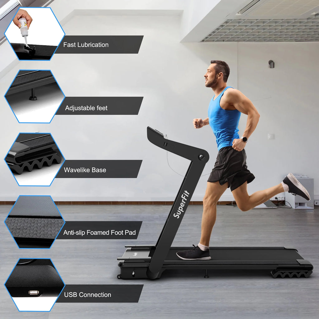 4.0HP Foldable Electric Treadmill R583