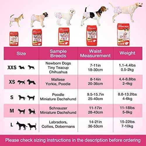 Disposable Female Dog Diapers Super Absorbent J133007