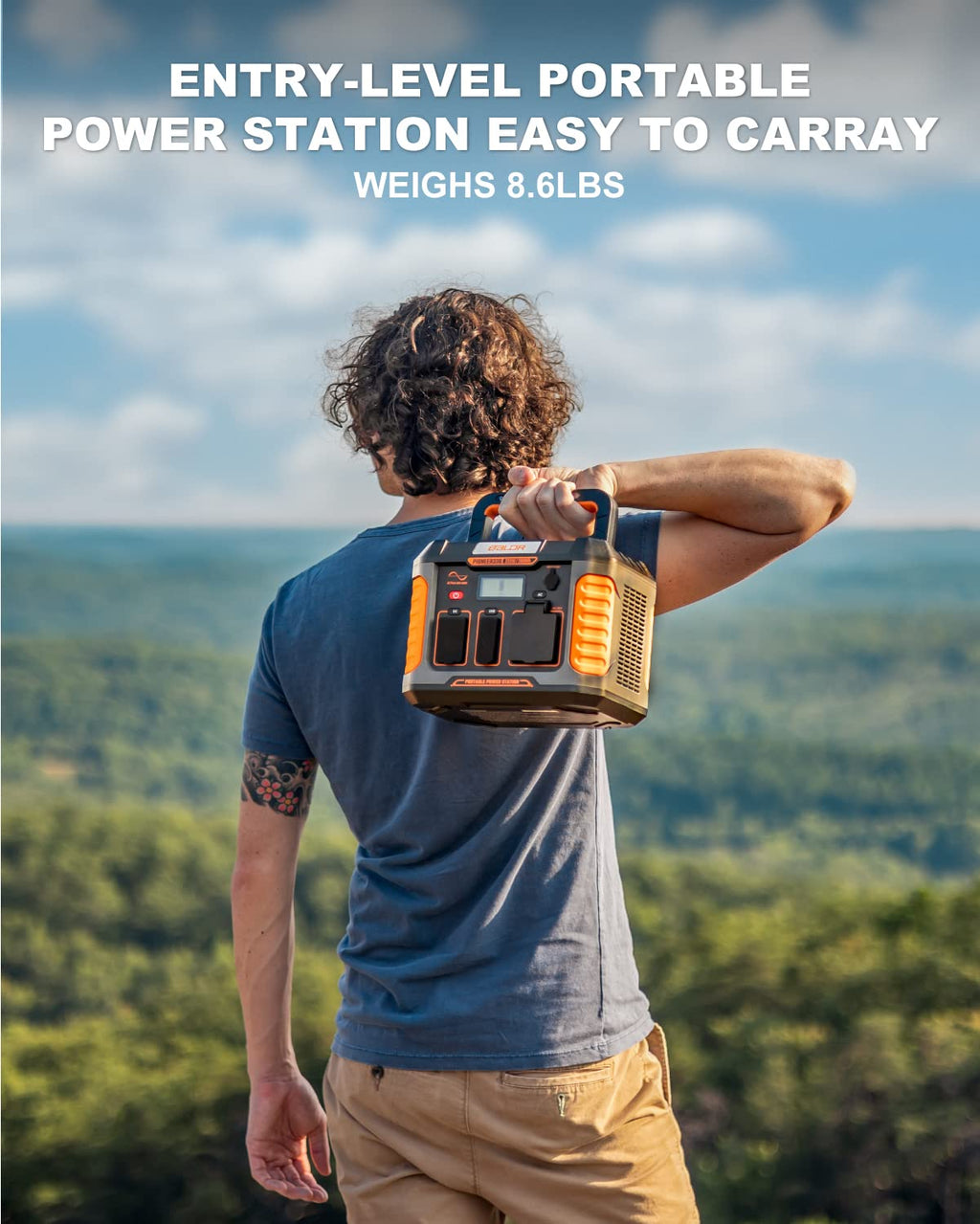 Portable Power Station 330W 288Wh Lithium Battery A413