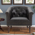 PU Leather Tufted Armchair X132759