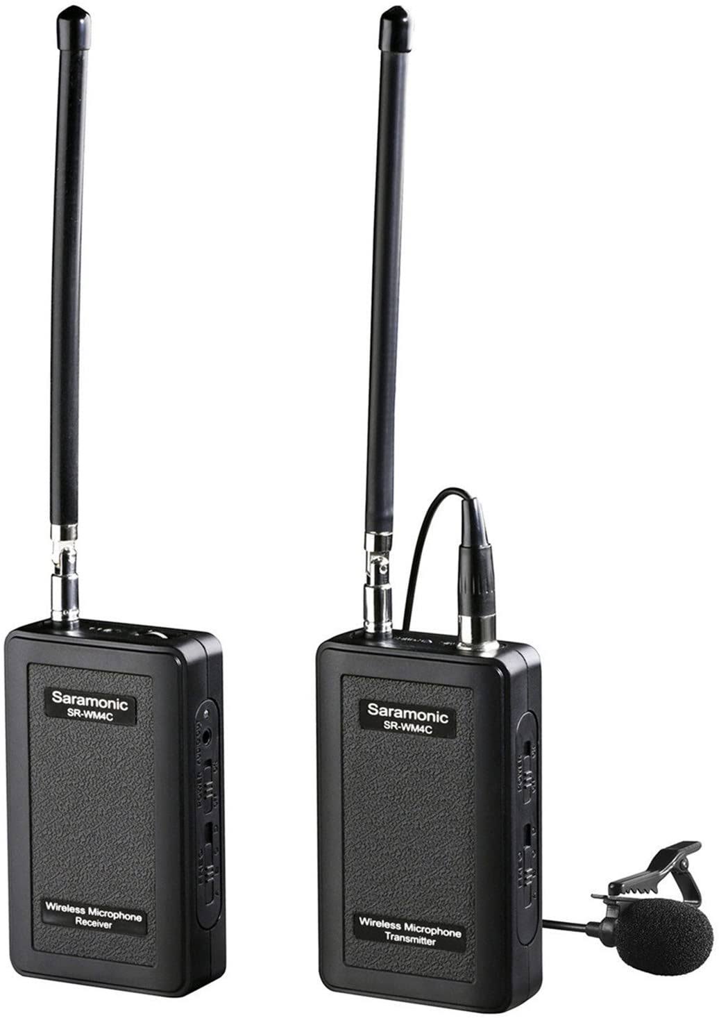 Wireless 4-Channel VHF Lavalier Omnidirectional Microphone System Y3400