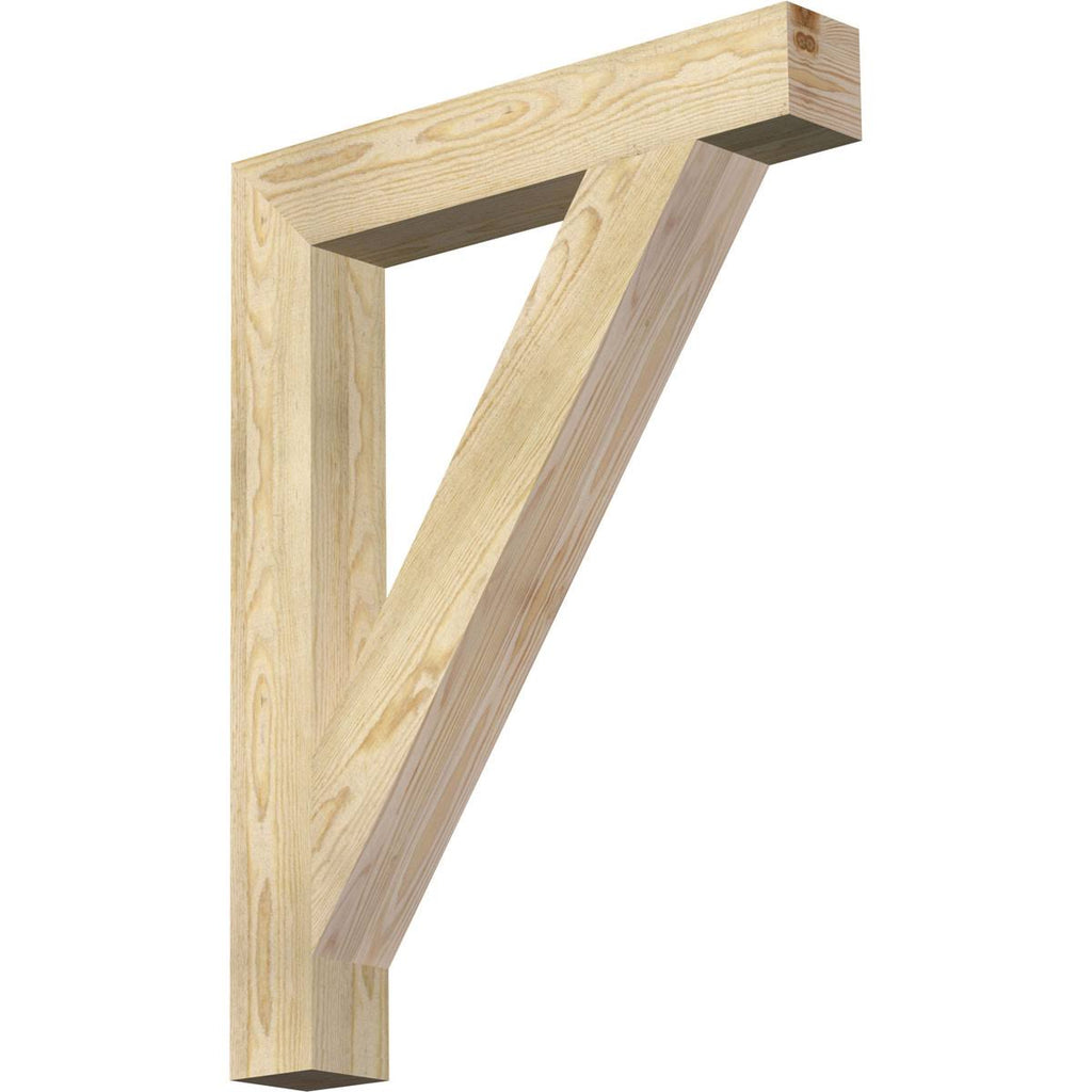 Traditional Block Rough Sawn Douglas Fir Bracket K429