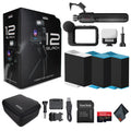 Waterproof Action Camera with Battery Grip, Tripod, Remote, Media Mod, Light Mod, Enduro Battery, 64GB Card and 2 Extra Batteries U189