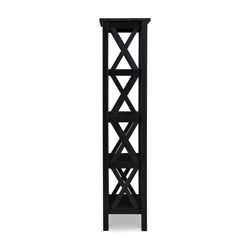 Black Wood Bookcase M262