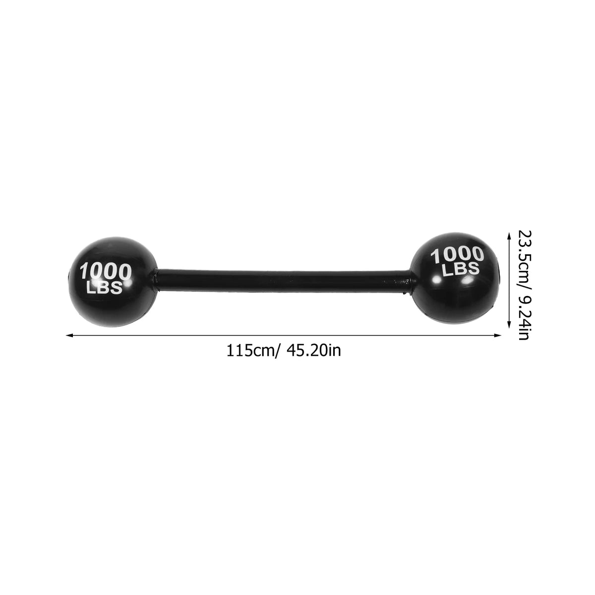 Inflatable Barbell Toy PVC Thickening Party Props T43653