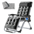 Zero Gravity Chair with Side Table, Padded Lounge Chair, Black Y215908