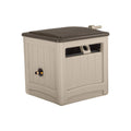 Beige Wheeled Hose Cabinet U202