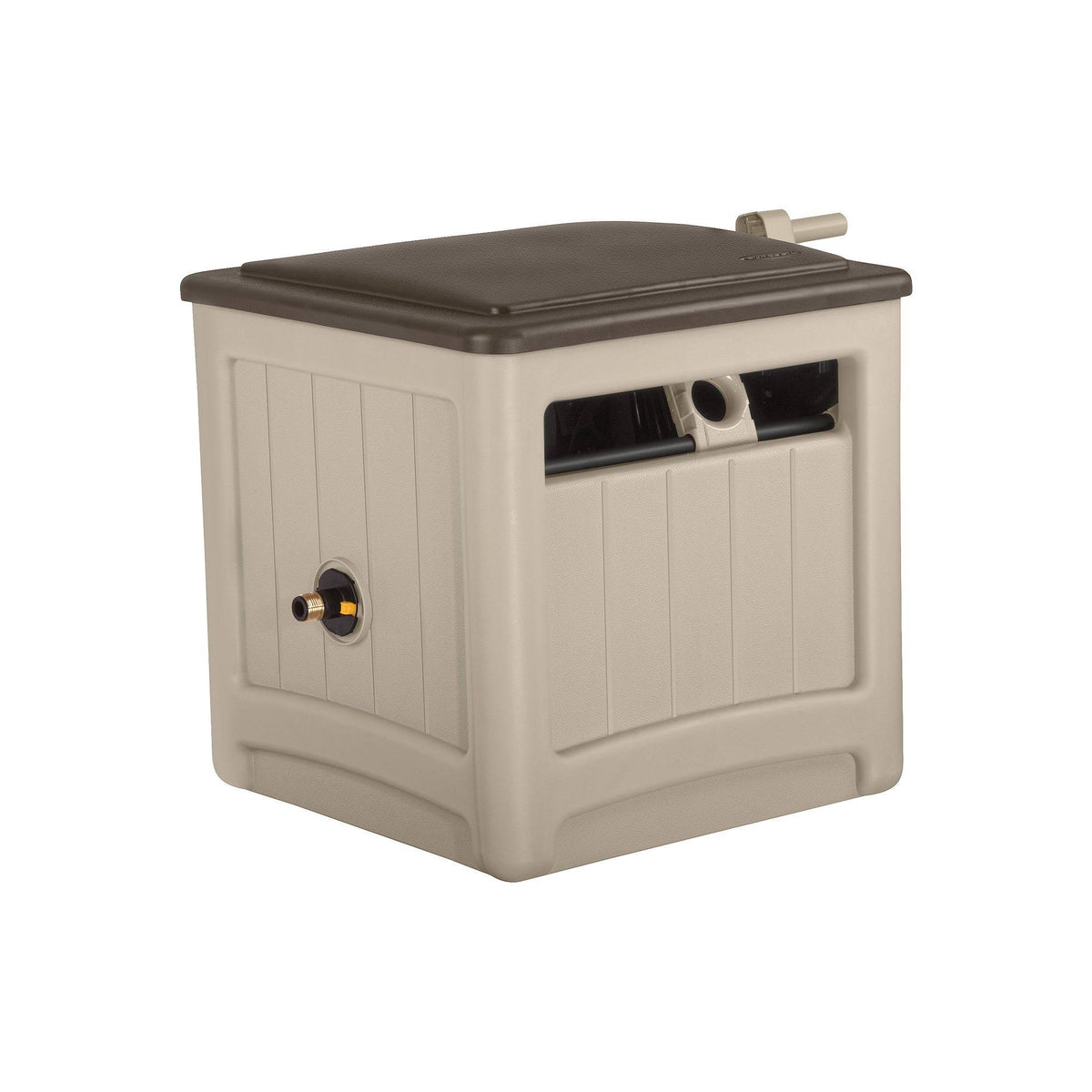 Beige Wheeled Hose Cabinet U202