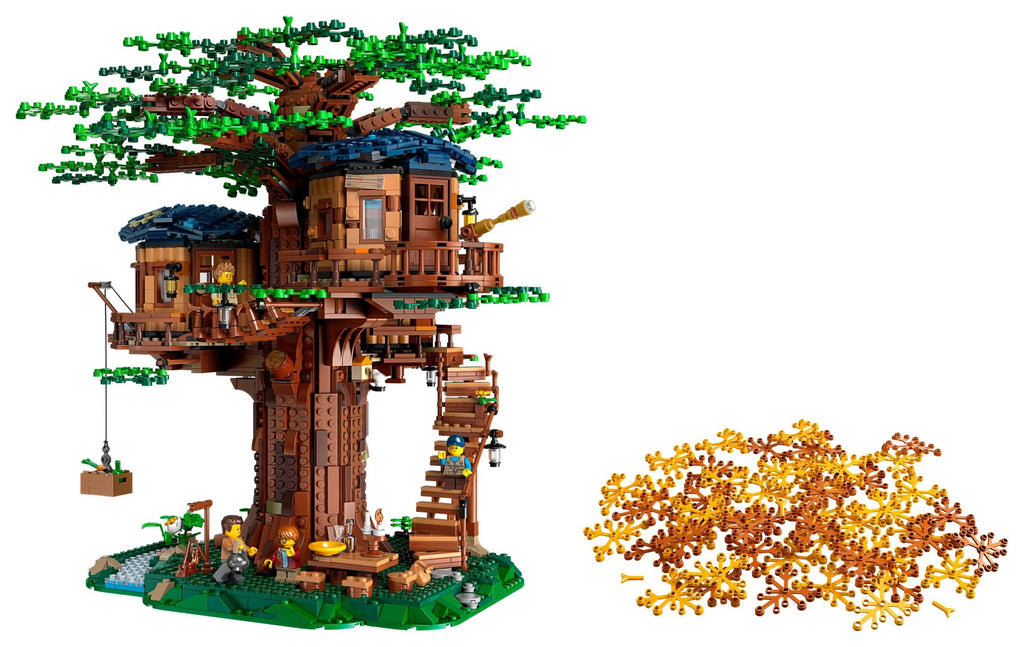Tree House Model Construction Set with 3 Cabins K9777