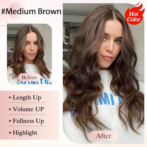 Platinum Blonde 24" Real Human Hair Hair Extensions W5378