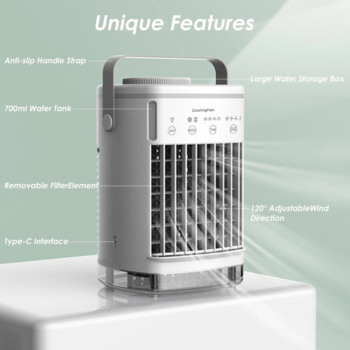 Portable Air Conditioner Cooling Fan S7772