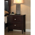 Cappuccino 2-drawer Wooden Nightstand X252995