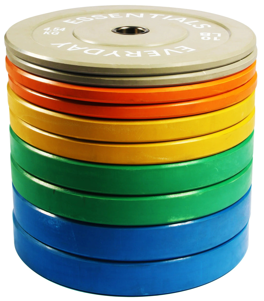 Black 10 lbs Bumper Plate with Steel Hub B6399