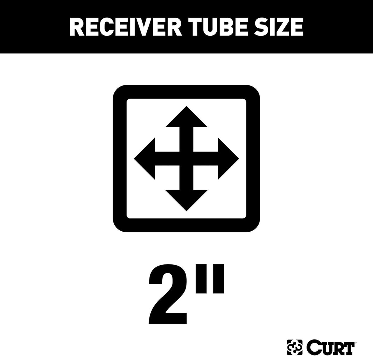Class 3 Trailer Hitch, 2-Inch Receiver, Black C431