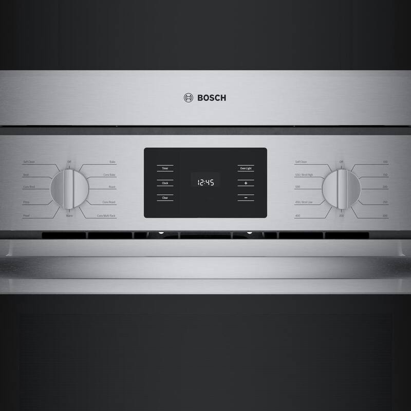 30 in. Double Electric Convection Wall Oven Microwave Stainless Steel E664