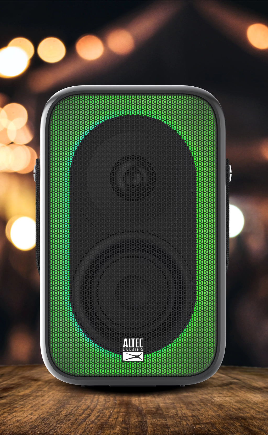 Portable Bluetooth Wireless Party Speaker with LED Lights, Black U100