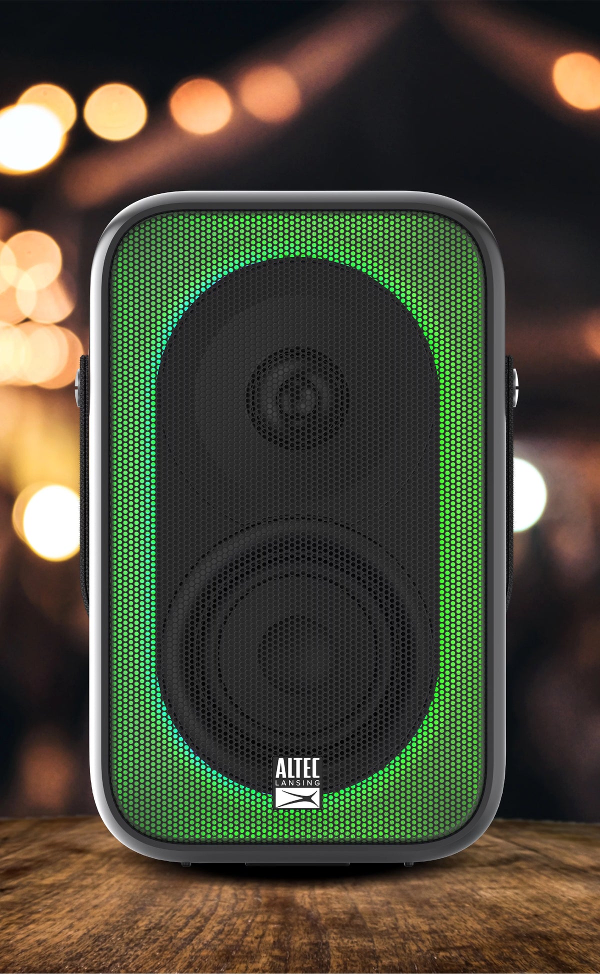 Portable Bluetooth Wireless Party Speaker with LED Lights, Black U100