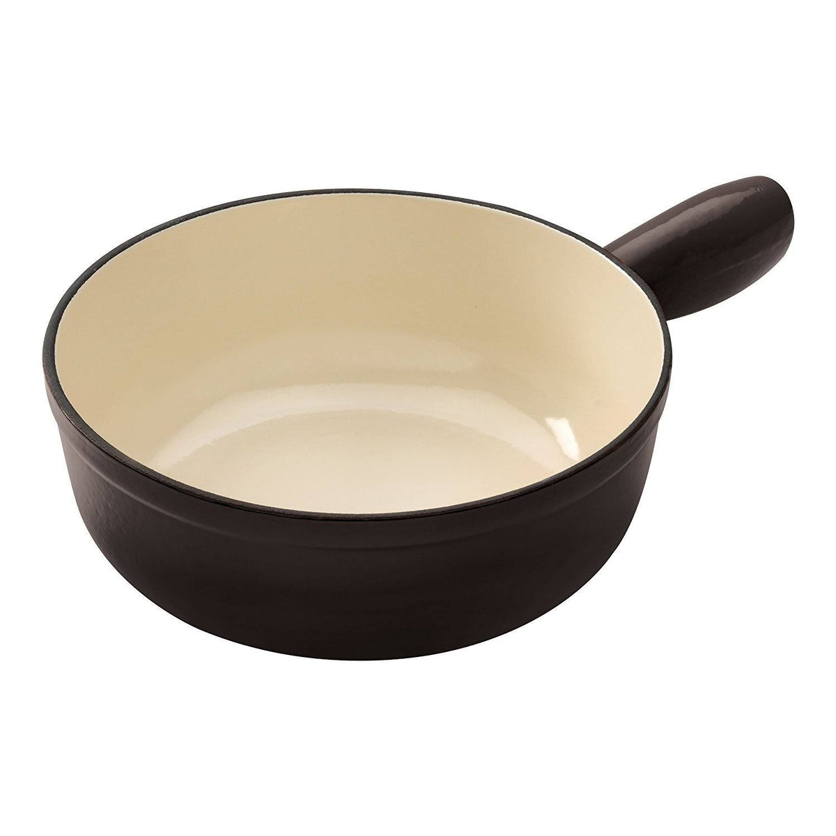 Cast Iron Black Induction Fondue Pot V1244