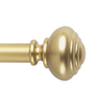 72-144" Curtain Rod with 4 Brackets R27201