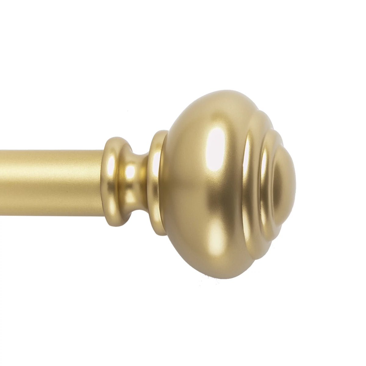 72-144" Curtain Rod with 4 Brackets R27201